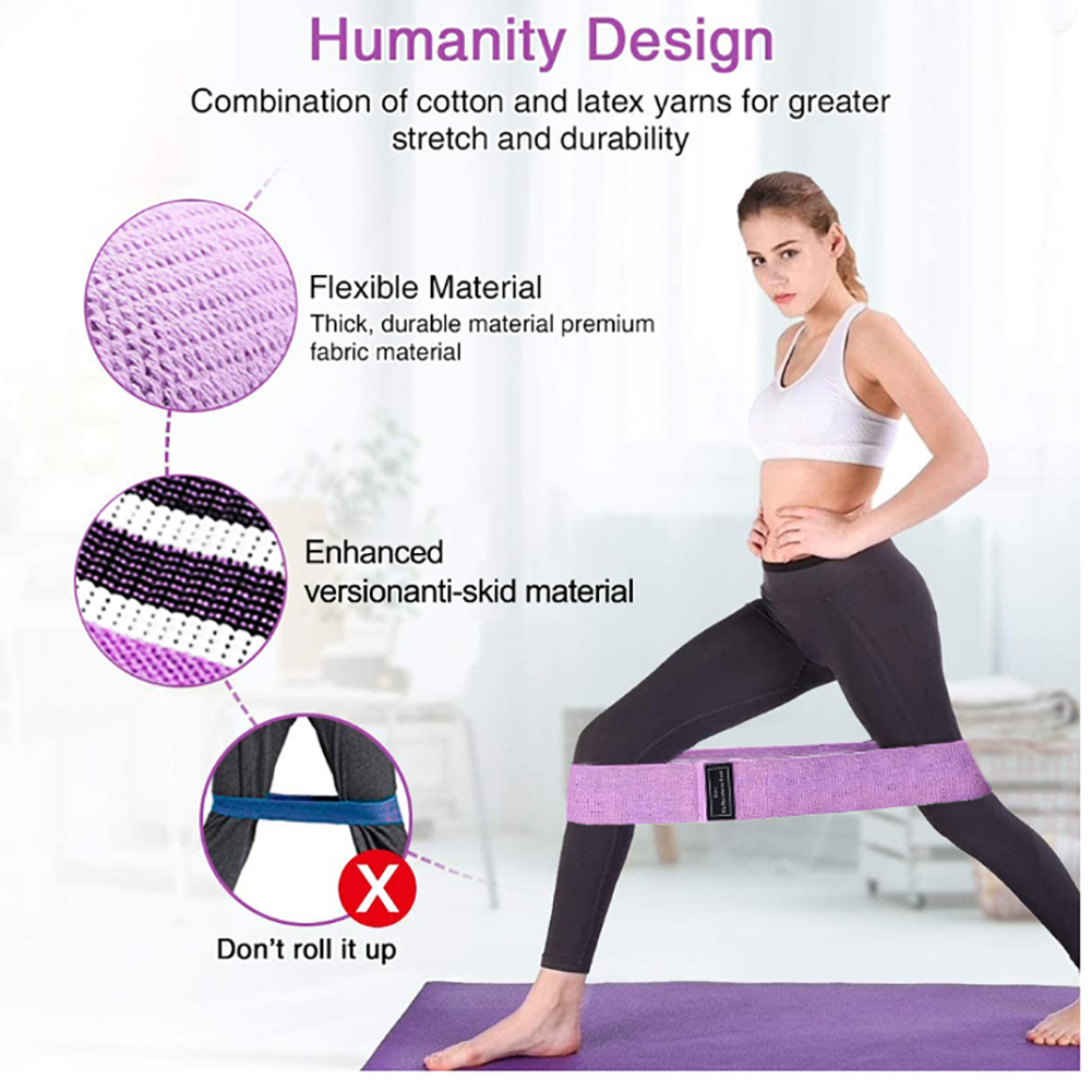 3 pcs Set Knitted Yoga Elastic Band 3 Sizes Resistance Loop Pilate Wor –  Smart-link Homeware Product Inc